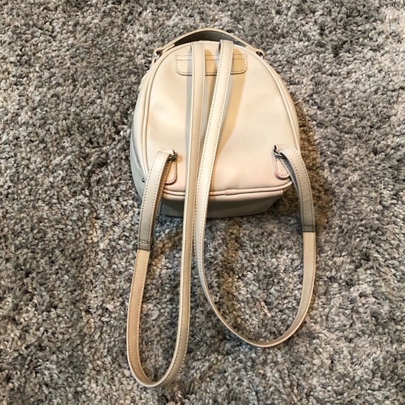 DAVID JONES MINI BACKPACK IN CREAM - Picture 2 of 7